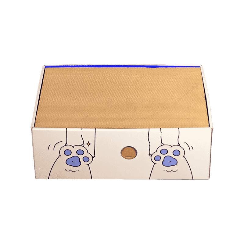 Caja de arena para gatos de papel corrugado